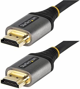 【送料無料】StarTech.com HDMI 2.0ケーブル/2m/4K60Hz/プレミアム認証/HDR10/ブラック