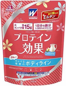 ウイダー プロテイン効果 ソイミルク味 660g (約30回分) ソイプロテイン ボディメイク用プロテイン 1日分の鉄分 1/2日分のビタミンC プロ