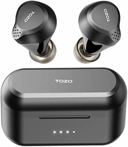 TOZO NC7 ハイブリッドアクティブノイズキャンセルワイヤレスイヤーバッド、アクティブノイズキャンセル、インイヤー検出ヘッドホンIPX6