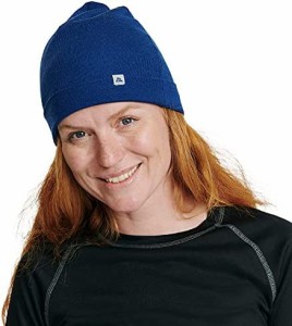 DANISH ENDURANCE メリノウール ニット帽 リッジカフ 薄型 通気性 ストレッチ 吸汗速乾 抗菌防臭 メンズ レディース 1枚パック