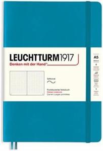 ロイヒトトゥルム ノート A5 ドット方眼 ソフトカバー オーシャン 365507 正規輸入品