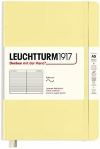 LEUCHTTURM1917 ノート A5 横罫 ソフトカバー バニラ 365502 正規輸入品 Medium (A5)