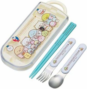 スケーター 子供用 抗菌 スライド トリオセット お弁当 箸 スプーン フォーク すみっコぐらし 学園 女の子 日本製 TACC2AG-A