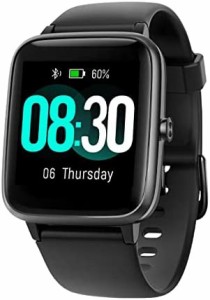 スマートウォッチ 活動量計 歩数計 腕時計 GRV Smart Watch Activity Tracker ストップウォッチ 長持ちバッテリー Line 着信通知 画面の