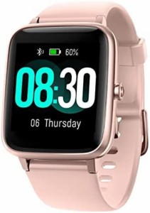 【送料無料】スマートウォッチ 活動量計 歩数計 腕時計 GRV Smart Watch Activity Tracker ストップウォッチ 長持ちバッテリー Line 着信