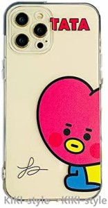 透明 TATA iPhoneSE第3世代 iPhoneSE第2世代 iPhone7 iPhone8 ケース 防弾少年団 可愛い iPhoneケース 全モデル対応 BT21 グッズ おしゃ