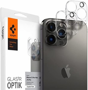 Spigen Glas tR Optik iPhone 13 Pro とiPhone 13 Pro Max 用 カメラフィルム 保護 iPhone13Pro と iPhone13Pro Max 対応 カメラ レンズ