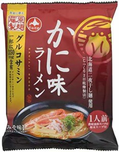 藤原製麺 かに味ラーメンみそ味 104.2g×10袋