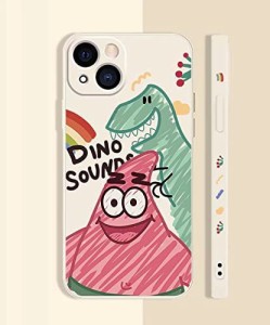 【送料無料】スポンジ・ボブ パトリック iPhone13 用 ケース スマホケース 保護ケース 人気 小恐竜図案 側面かわいい設計 肌触りも良い 
