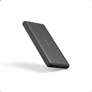 Alfox モバイルバッテリー 10000mAh 20W【超薄型&超軽量/USB-A+USB-C/急速充電/2台同時充電/PD3.0対応/PSE技術基準適合】iPhone13 iPad G