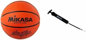 ミカサ(MIKASA) バスケットボール 6号 (女子用・一般・社会人・大学・高校・中学) ゴム オレンジ B6JMR-O 推奨内圧0.42~0.56(kgf/?) ハン