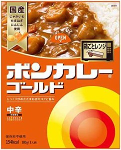 大塚食品 ボンカレーゴールド 中辛 180g×5個 レンジ調理対応