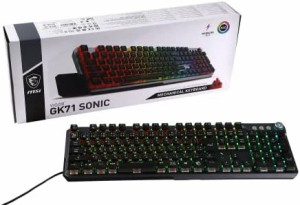 【送料無料】MSI VIGOR GK71 SONIC JP ゲーミングキーボード SonicRedスイッチ KB596