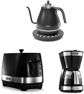 【セット買い】デロンギ(DeLonghi)電気ケトル アイコナ カフェ グレー 温度設定機能 / 保温機能付き 1.0L  KBOE1230J-GY & アクティブ シ