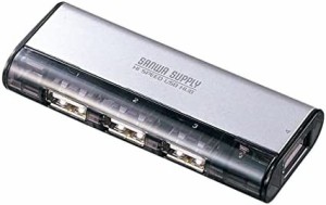 サンワサプライ USB2.0ハブ USB-HUB225GSVN シルバー