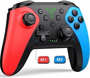 スイッチ コントローラー 【プログラム編集機能】 Switch コントローラー 無線 6軸ジャイロセンサー スリープ解除 pro コントローラー HD