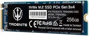 TRIDENITE SSD 256GB PCIe Gen 3.0 ×4 NVMe 内蔵M.2 2280 - TRSN256G