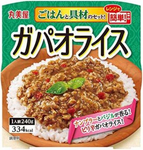 丸美屋食品工業 レンジで簡単! ガパオライス ごはん付き 240g×6個