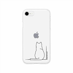 【送料無料】AKAN iPhone SE 3/ SE 2/ 8 / 7 ケース ソフト クリア [ エイカン キャラクター かわいい 描き 猫 透明 TPU 密着痕防止 防塵