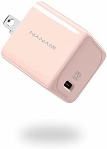 NANAMI 30W USB コンセント PD 充電器 - Type-Cポート (PD3.0/QC3.0/PPS(33W)急速充電対応) GaN3.0 (窒化ガリウム)採用 iPhone 14(Plus)