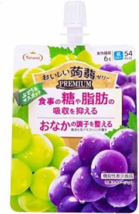 たらみ Taramiおいしい蒟蒻ゼリーPREMIUM ぶどう&マスカット 150g×6個