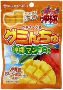 【ボール販売】グミんちゅ 沖縄マンゴー味 40g×10個