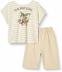[トムとジェリー] パジャマセット 半袖 パジャマ セット 前後着用可 綿100％ 子供 男の子 女の子 キッズ