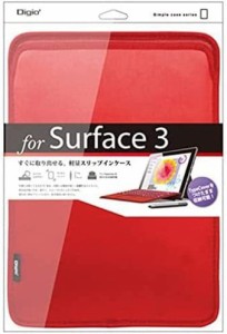 ナカバヤシ 【在庫限り】 Surface 3 用 スリップインケース レッド Z8129