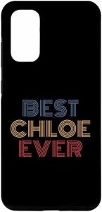 【送料無料】Galaxy S20 Best Chloe Ever面白い名前でパーソナライズされた名前 スマホケース