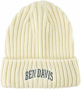 【送料無料】[ベンデイビス] カレッジ刺繍ニット帽 BDW-9500CL_OW