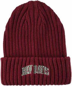 【送料無料】[ベンデイビス] カレッジ刺繍ニット帽 BDW-9500CL_WINE