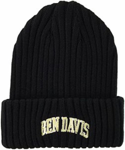 【送料無料】[ベンデイビス] カレッジ刺繍ニット帽 BDW-9500CL_BKYL