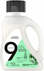 「正規輸入品」ナインエレメント 植物由来 洗濯洗剤 液体 ユーカリの香り 1.36L
