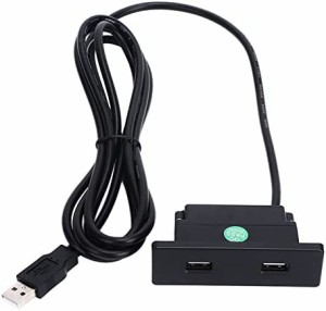 埋め込み式USB電源タップコンセント、デジタルカメラ用2.5メートルケーブル付きグロメットカウチ充電ステーションを充電するデュアルUSB