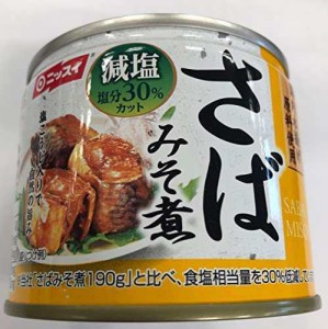 ニッスイ スルッとふた さばみそ煮 減塩30% 190g×6個