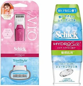 【セット買い】シック Schick ハイドロシルク トリムスタイル ホルダー (刃付き) VIO 女性用 カミソリ+シック Schick ハイドロシルク シ