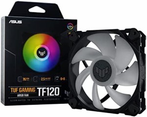 【送料無料】ASUS TUF Gaming TF120 120mm ARGBファン Single Pack/高性能な流体動圧ベアリング (FDB) / 2層構造のLED / Aura Sync/大風