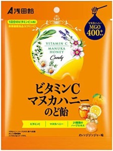 浅田飴 ビタミンCプロポリスマヌカハニーのど飴 60g×6個