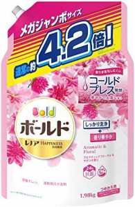 【送料無料】[大容量] ボールド ジェル 洗濯洗剤 液体 アロマティックフローラル&サボン 詰め替え 1,980g