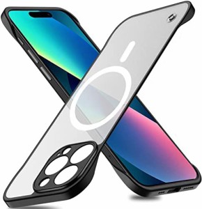 [XLAS] iPhone 14 Pro Max ケース フレームレス マグセーフ ケース frameless iPhone 14 Pro Max magsafe case 新型 薄型 軽量 黄ばみな