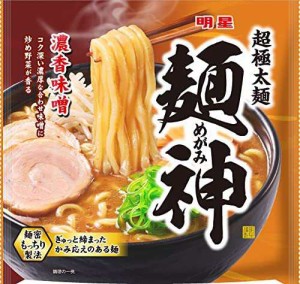 明星 麺神 濃香味噌 116g×20個