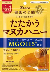 カンロ 健康のど飴たたかうマヌカハニー 80g×6袋