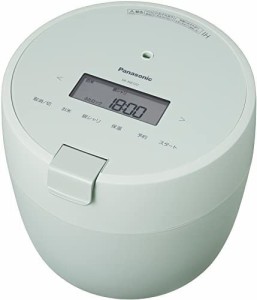 パナソニック 炊飯器 5合 圧力IH コンパクトサイズ ふた食洗器対応 グリーン SR-NB102-G