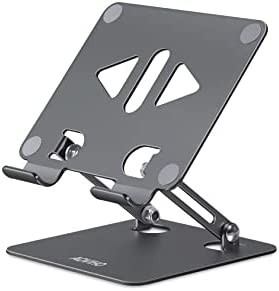 タブレットスタンド ipadスタンド- Aoviho 滑り防止 姿勢改善 折り畳み式 携帯電話兼用 卓上 縦置き 横置き 充電スタンド 家 持ち運びや