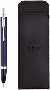 PARKER パーカー ボールペン IM ロイヤルブルーCT 中字 油性 ペンシース付 ギフトボックスセット 正規輸入品 1975640 V1d