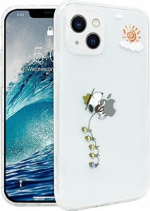 iPhone14 ケース スヌーピー スマホケース 全機種対応 かわいい クリア あいふぉん スヌーピーホールドアップル 携帯カバー ワイヤレス充