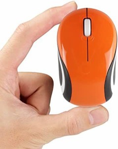 Umechaser 超小型マウス ワイヤレス 2.4Ghz無線マウス ミニマウス かわいい 子供用 携帯用 小型 Sサイズ 光学式 電池式 USBレシーバー付