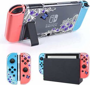 DLseego Switch 用 ケース ニンテンドースイッチ Switchカバー クリアケース スイッチ ケース 分離式カバー TPU素材 透明スイッチカバー