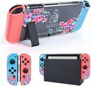 DLseego Switch 用 ケース ニンテンドースイッチ Switchカバー クリアケース スイッチ ケース 分離式カバー TPU素材 透明スイッチカバー