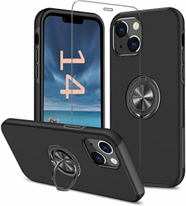 【送料無料】スマホケース iPhone14 iPhone 14 ケース リング付き 耐衝撃 アイフォン14 スマホカバー アイホン14 携帯ケース リング リン